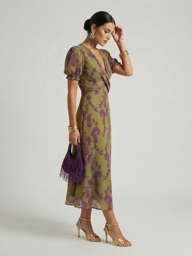 Camila™ | Vestido midi floral