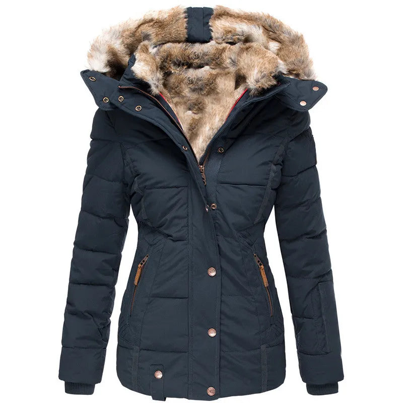 Natalia | Chaqueta de Piel de Invierno Cómoda