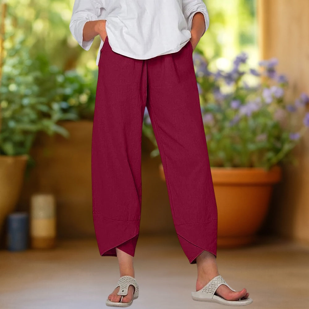 Indra™ | Pantalones harem de pierna ancha