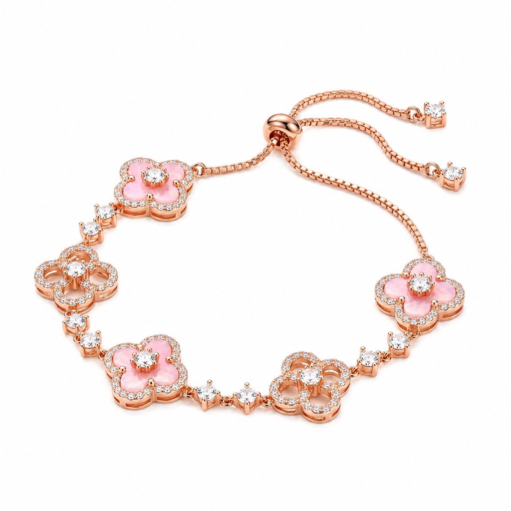 Rosalia | Pulsera Floral Rosa