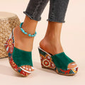 Jara | Mules Escultóricas con Tacón Floral