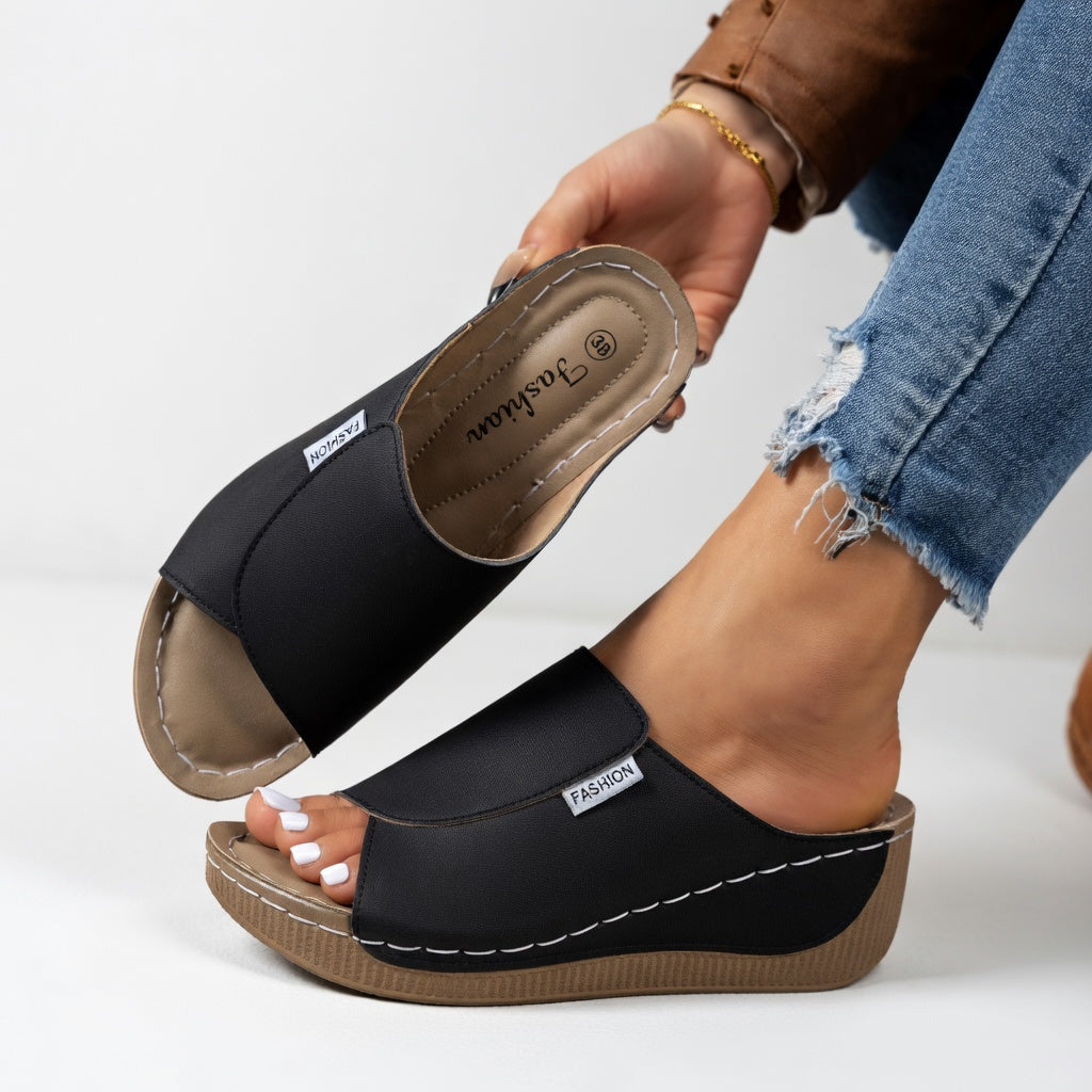 Liora | Sandalias de Cuña Elegantes - Cómodas y Ergonómicas