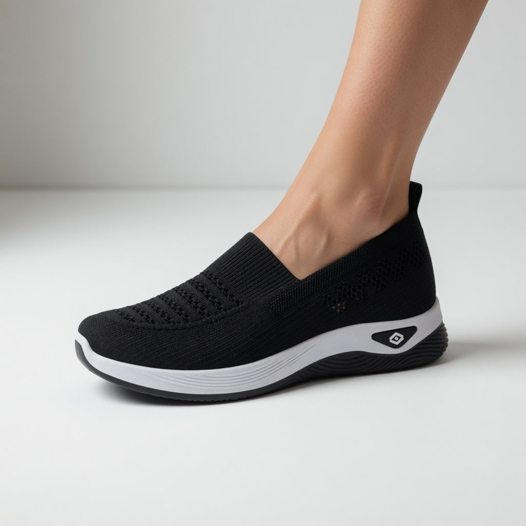 Inésine™ — Zapatilla slip-on ajouré ligera de confort natural diario