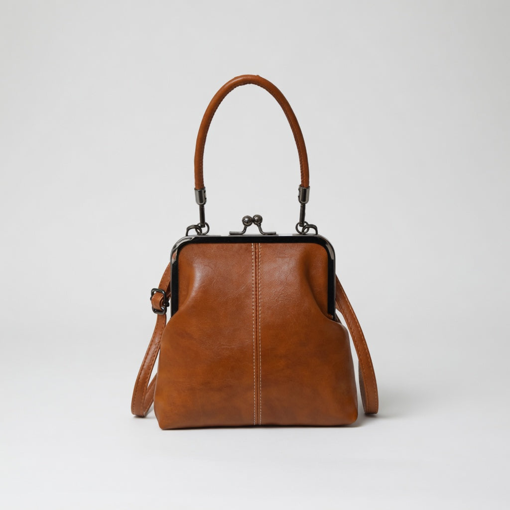 Honorine™ — Bolso retro de mano con cierre de clip elegancia parisina