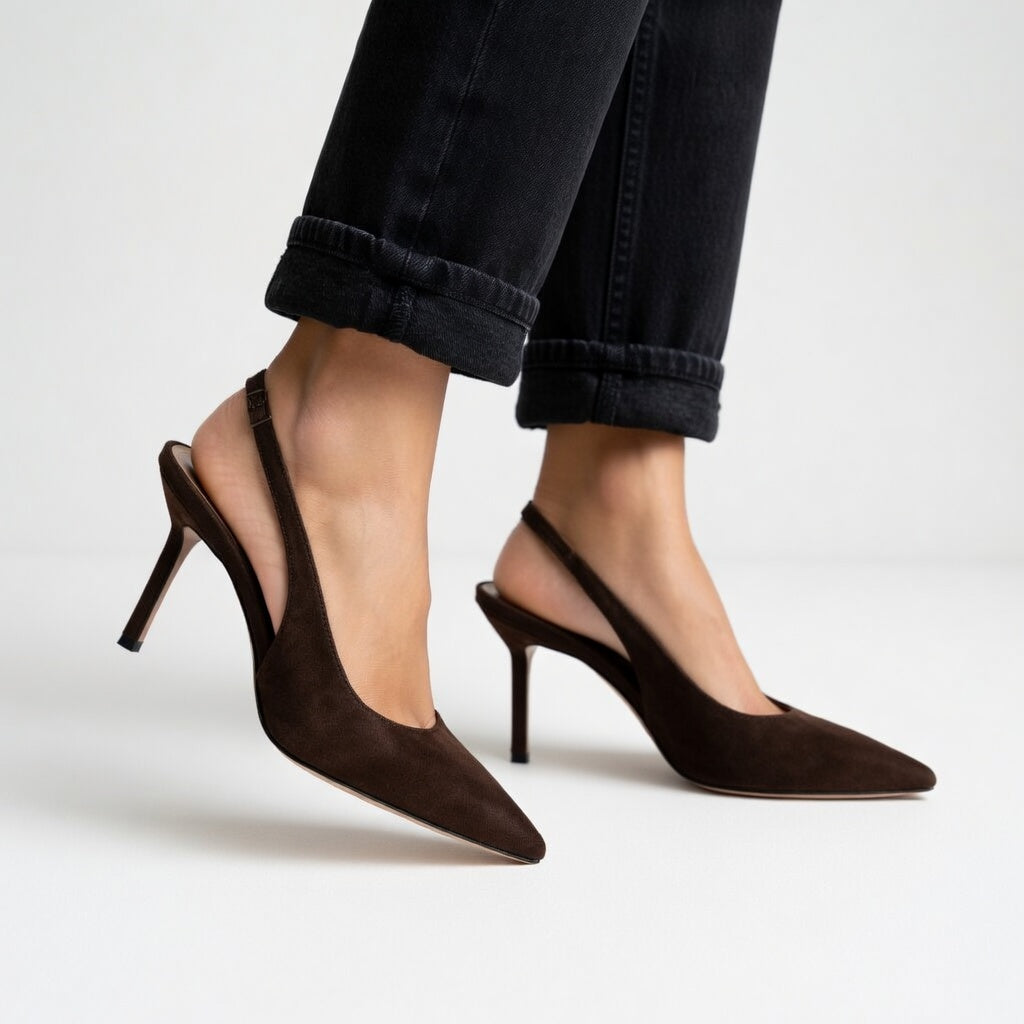 Élissane™ — Zapatos de tacón abiertos elegantes y ergonómicos para mujer