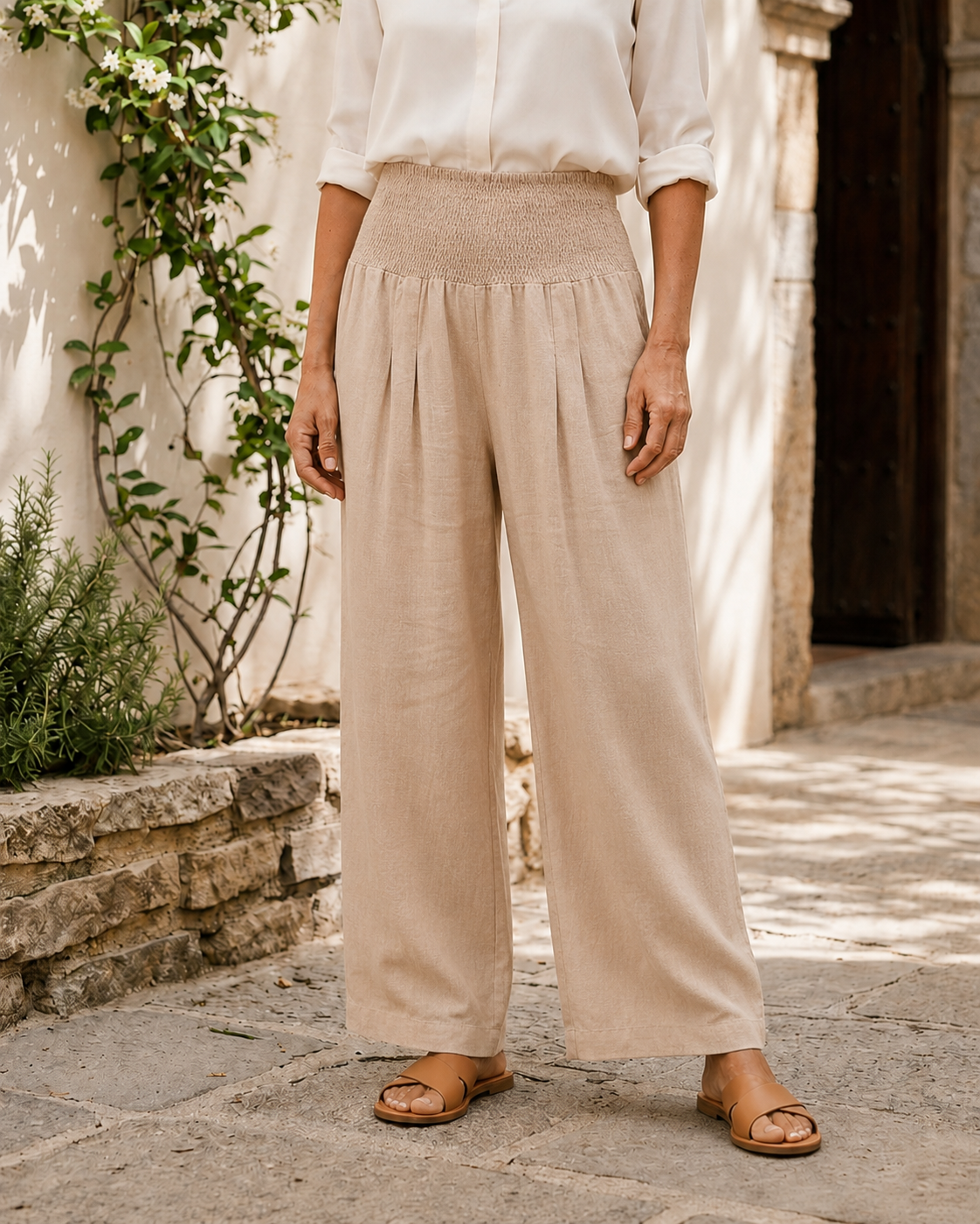 Coastal™ | Pantalones de pierna ancha con cordón
