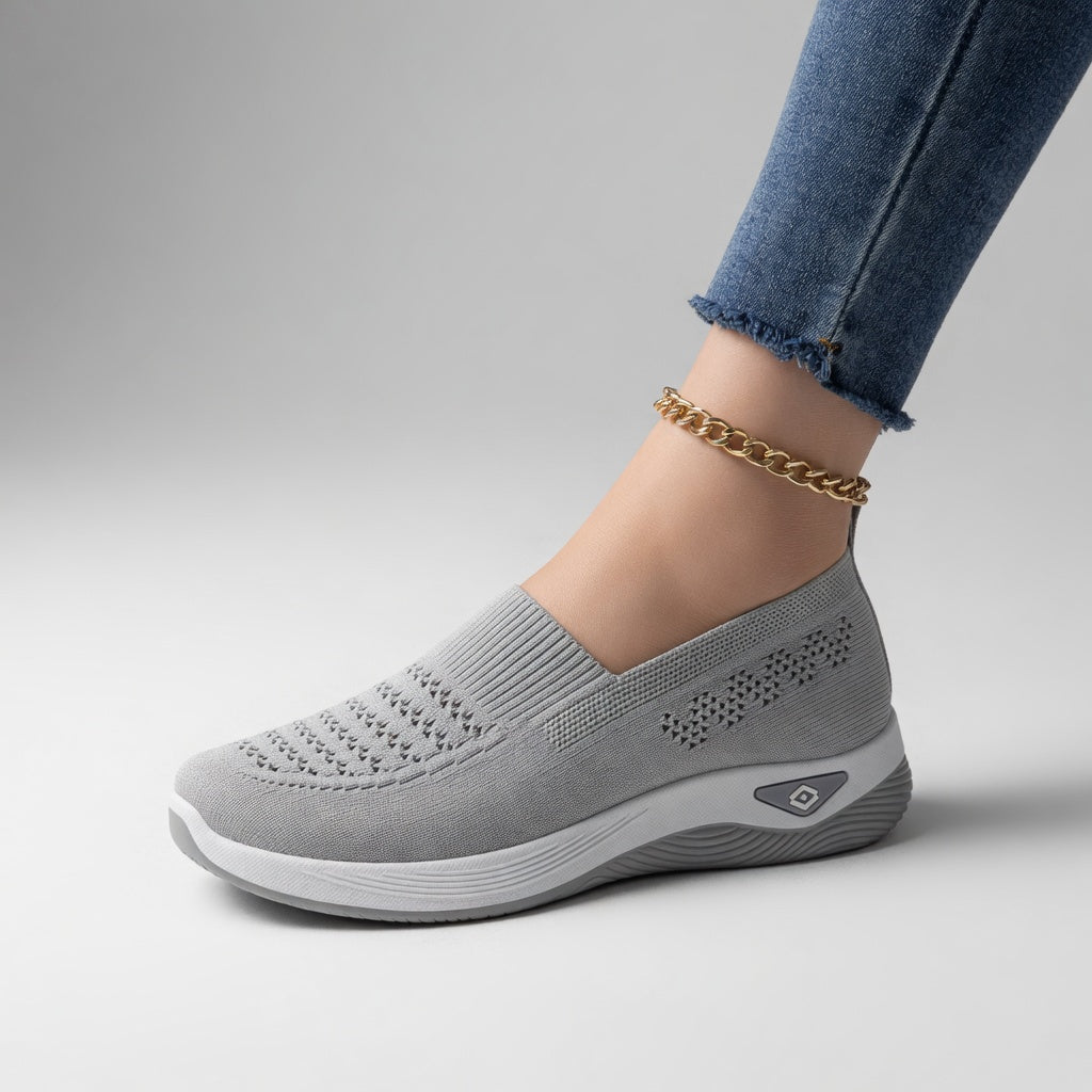 Inésine™ — Zapatilla slip-on ajouré ligera de confort natural diario