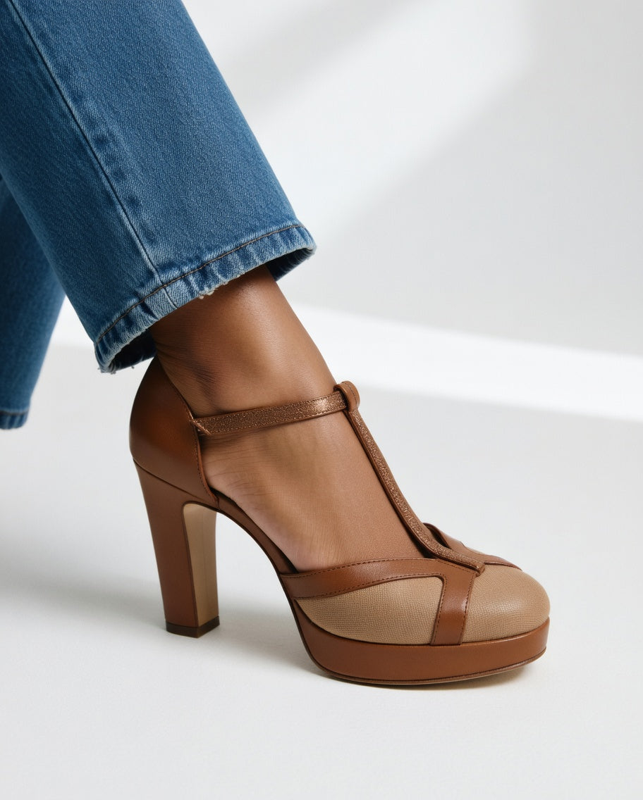 Maëlyne™ — Zapatos de tacón retro elegancia con soporte ergonómico