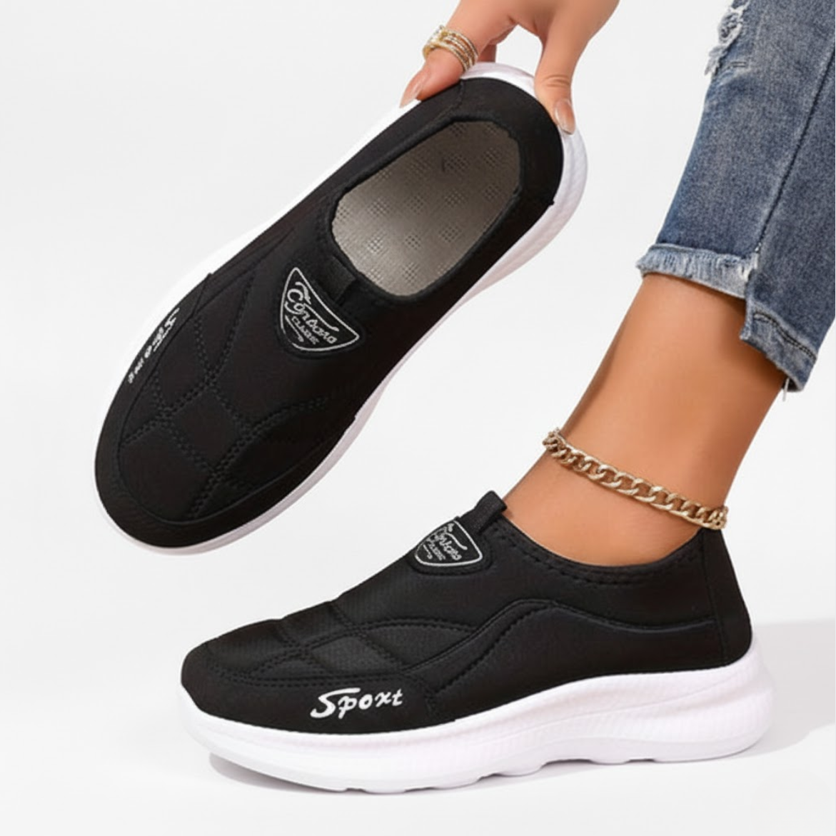 Sabine™ — Zapatillas slip-on cómodas modernas ligeras