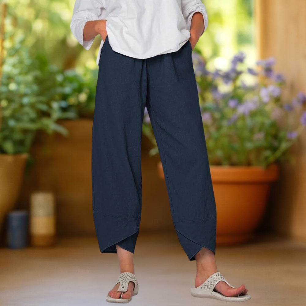 Indra™ | Pantalones harem de pierna ancha