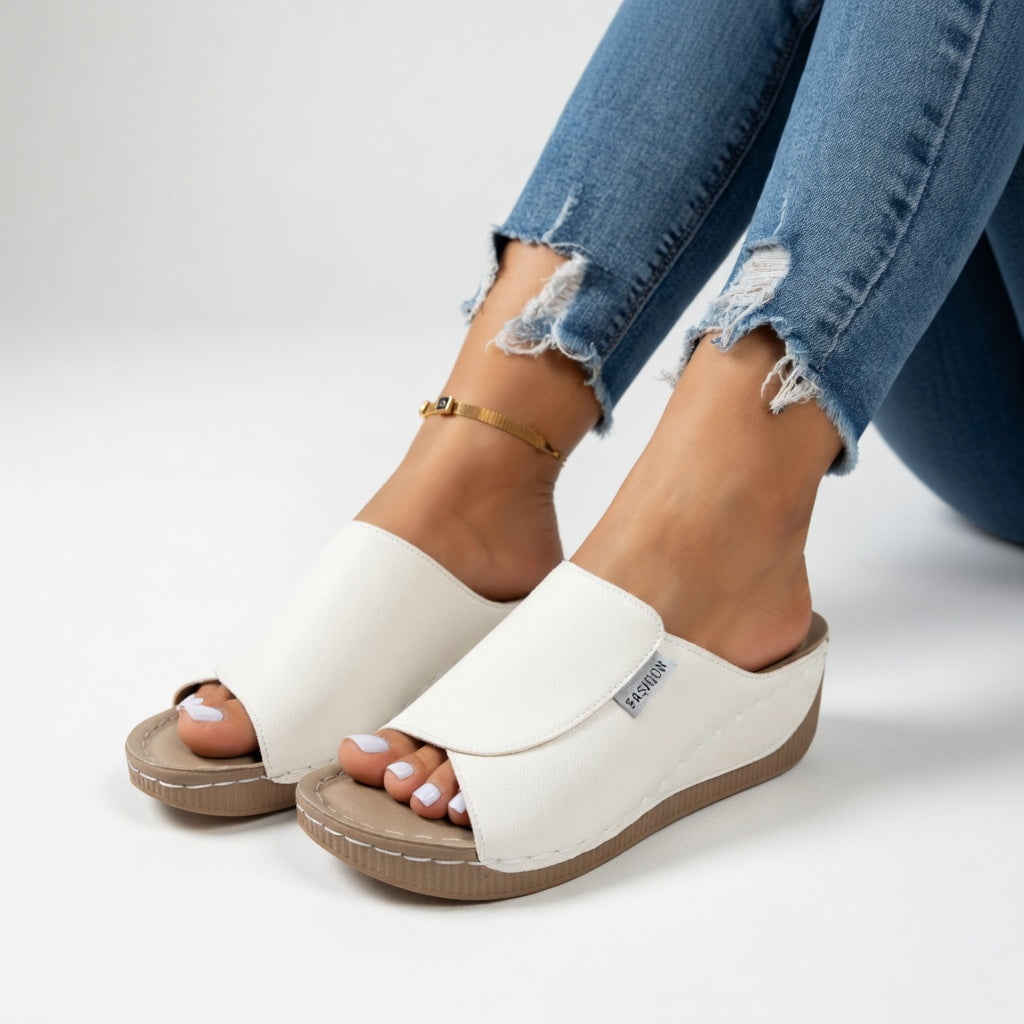 Liora | Sandalias de Cuña Elegantes - Cómodas y Ergonómicas