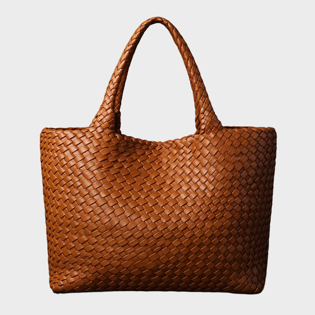 Delphine™ — Bolsa de mano trenzada de elegancia atemporal