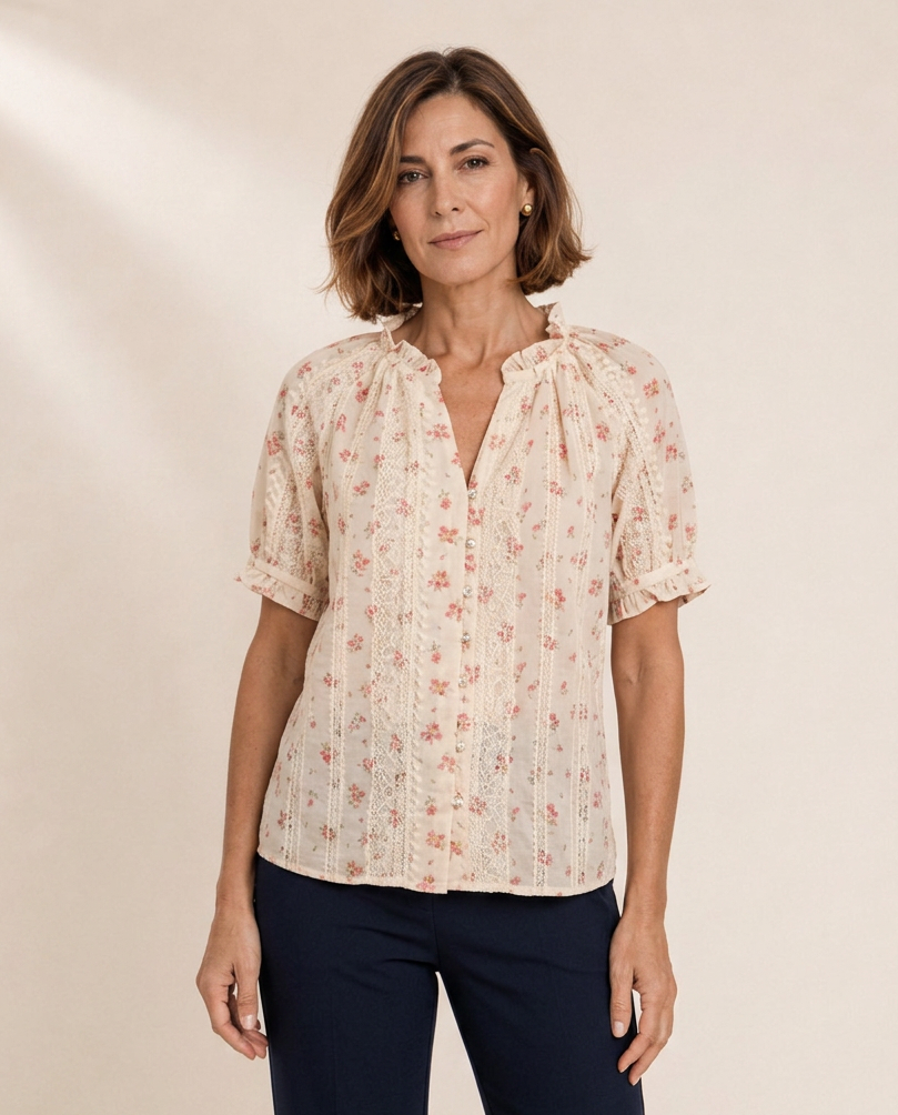 Barbora - Blusa floral